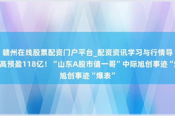 赣州在线股票配资门户平台_配资资讯学习与行情导航 最高预盈118亿！“山东A股市值一哥”中际旭创事迹“爆表”