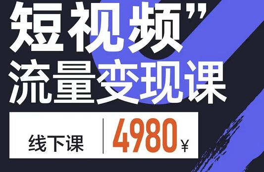 参哥·短视频流量变现课，学成即可上路，抓住时代的红利-啄木鸟资源库