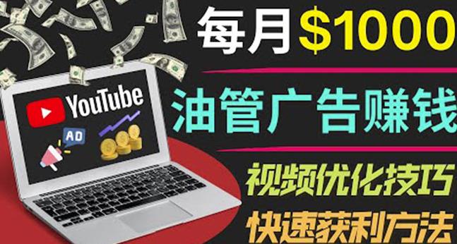 YouTube广告赚钱项目：只需发布视频就有收入，月入7000+副业-啄木鸟资源库