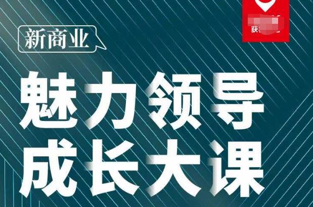 张琦·新商业魅力领导成长大课2023新版，高效管理必修课（30节）-啄木鸟资源库