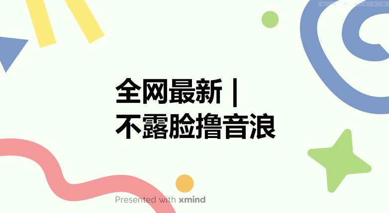 全网最新不露脸撸音浪，跑通自动化成交闭环，实现出单+收徒收益最大化【揭秘】-啄木鸟资源库