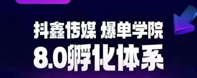 抖鑫传媒-爆单学院8.0孵化体系，让80%以上达人都能运营一个稳定变现的账号，操作简单，一部手机就能做-啄木鸟资源库