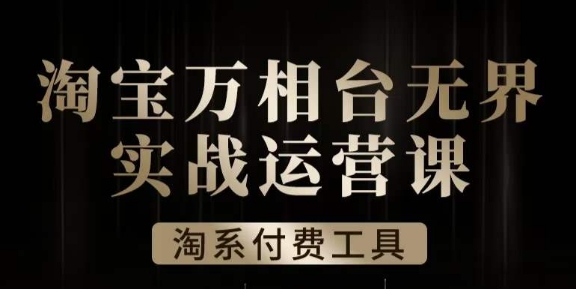 沧海·淘系万相台无界实战运营课，万相台无界实操全案例解析-啄木鸟资源库