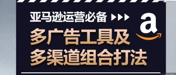 亚马逊运营必备，多广告工具及多渠道组合打法-啄木鸟资源库