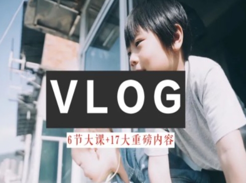 零基础vlog视频课教你小白变大神-生活美学教程-啄木鸟资源库