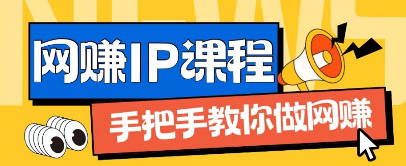 ip合伙人打造1.0，从0到1教你做网创，实现月入过万【揭秘】-啄木鸟资源库