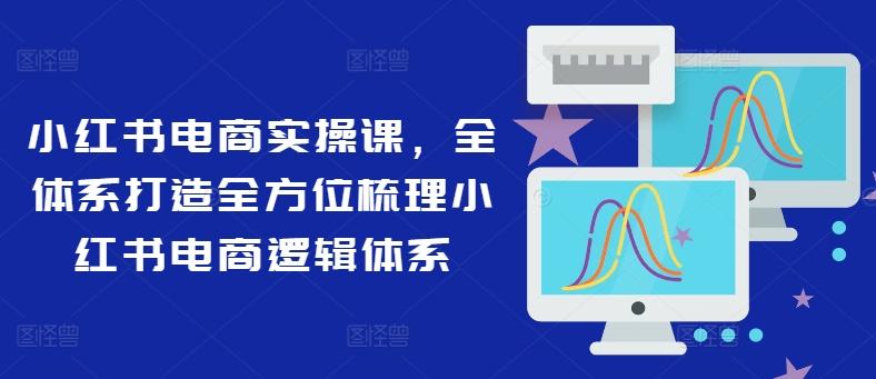 小红书电商实操课，全体系打造全方位梳理小红书电商逻辑体系-啄木鸟资源库