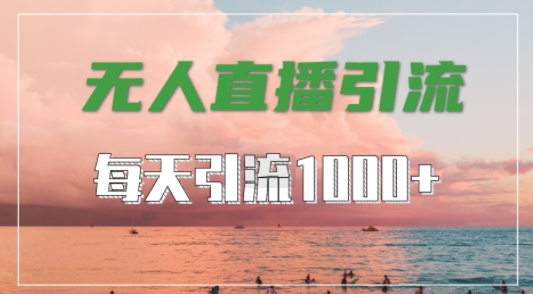 抖音快手视频号全平台通用，无人直播引流法，超暴力引流1000+高质量精准创业粉【揭秘】-啄木鸟资源库