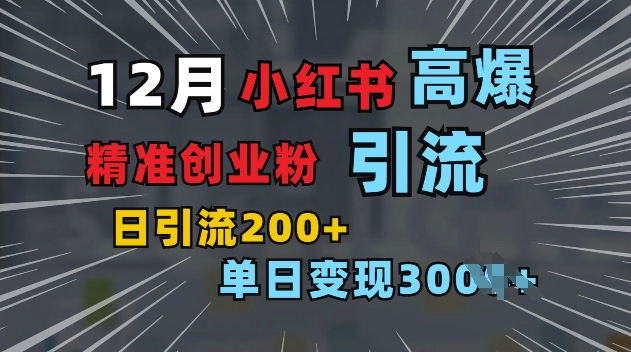 小红书一张图片“引爆”创业粉，单日+200+精准创业粉 可筛选付费意识创业粉【揭秘】-啄木鸟资源库