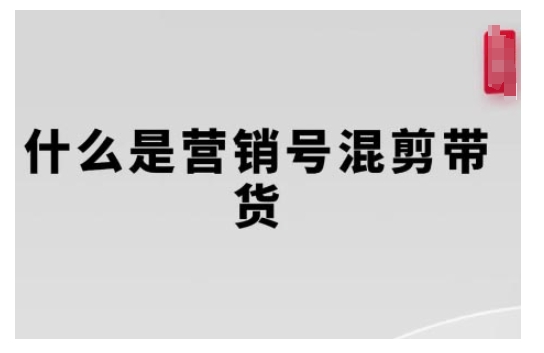 营销号混剪带货，从内容创作到流量变现的全流程，教你用营销号形式做混剪带货-啄木鸟资源库