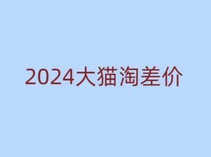 2024版大猫淘差价课程，新手也能学的无货源电商课程-啄木鸟资源库